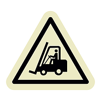 Forklift truck industrial vehicle symbol (Marine Sign)