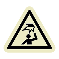Overhead obstacle symbol (Marine Sign)