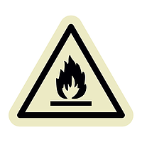 Flammable material symbol (Marine Sign)