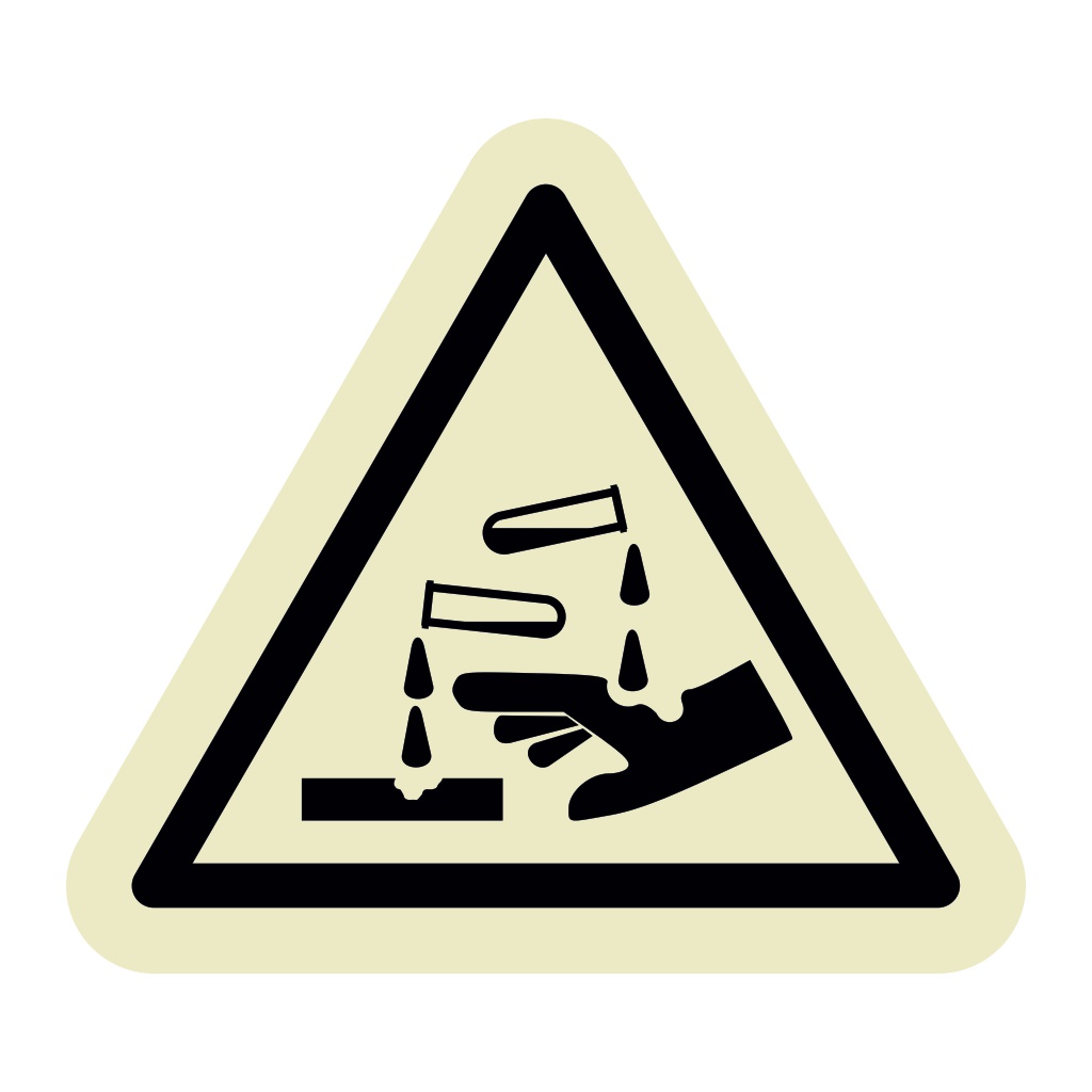 Acid Corrosive substance Symbol (Marine Sign)