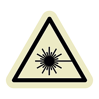 Laser beam symbol (Marine Sign)
