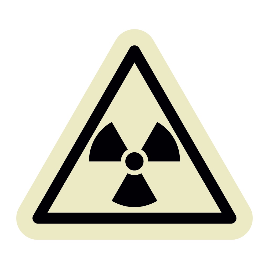 Radioactive material symbol (Marine Sign)