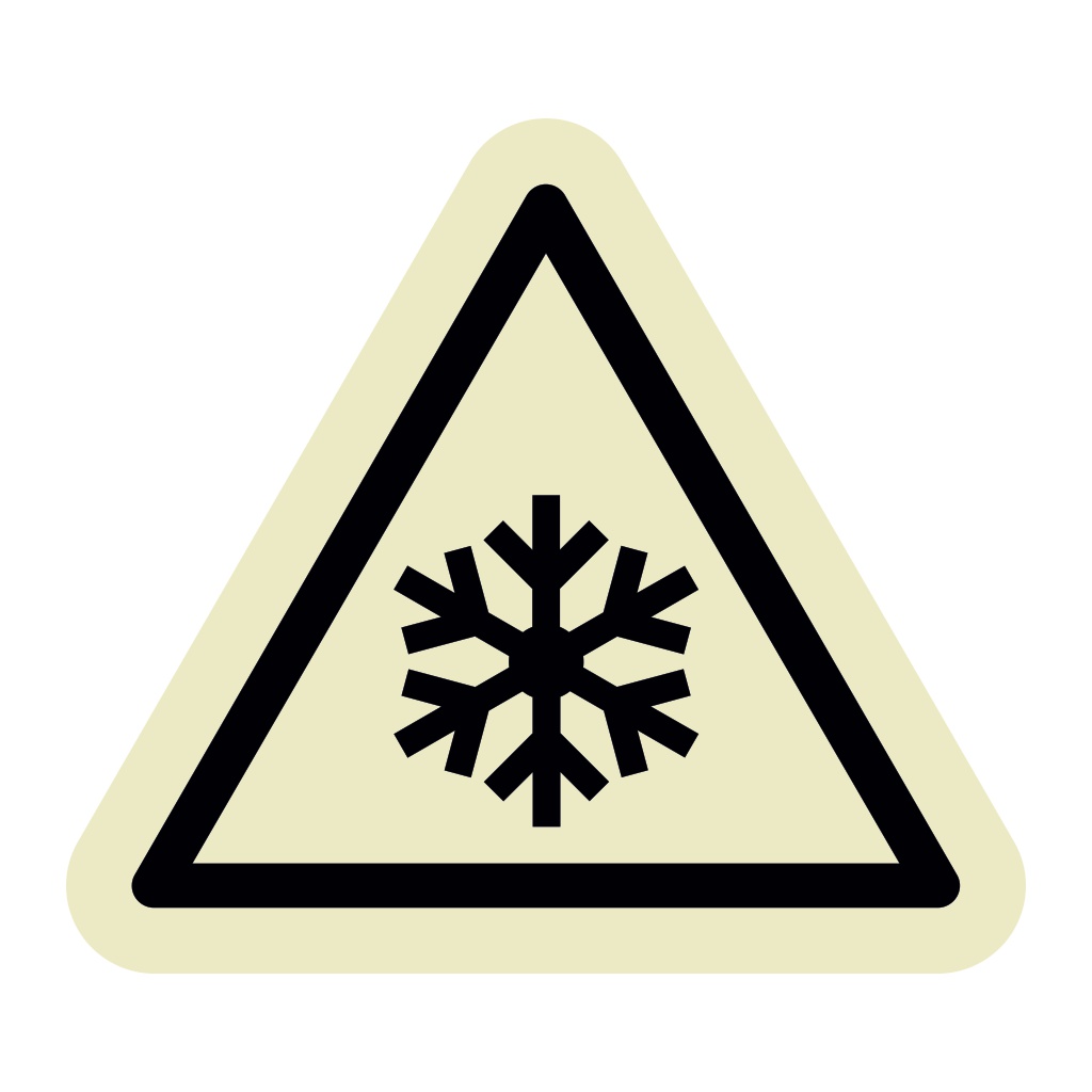 Low temperature symbol (Marine Sign)
