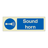 Sound horn (Marine Sign)