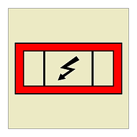 Emergency switchboard (Marine Sign)