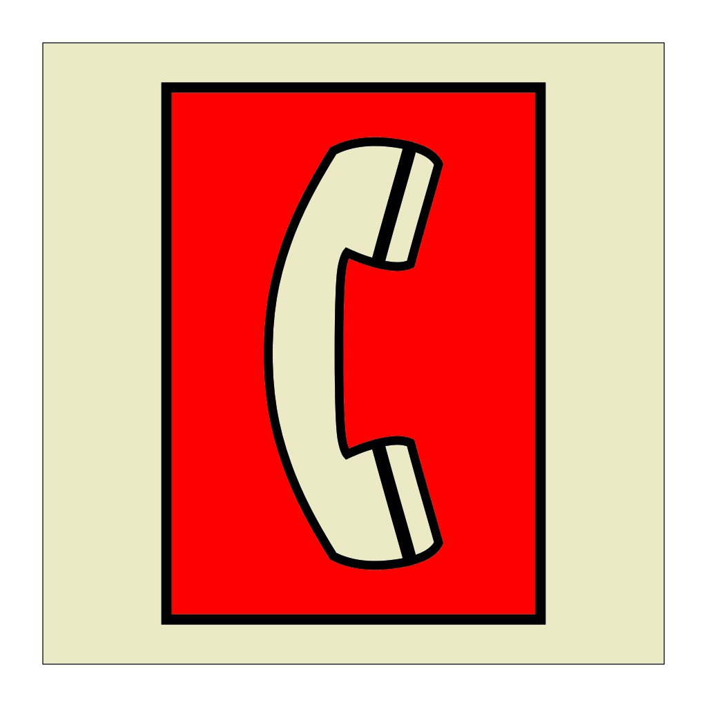 Emergency telephone station (Marine Sign)