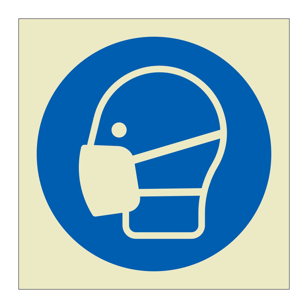 Wear mask symbol (Marine Sign)