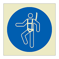 Wear harness symbol (Marine Sign)