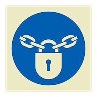 Keep locked symbol (Marine Sign)