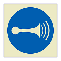 Sound horn symbol (Marine Sign)