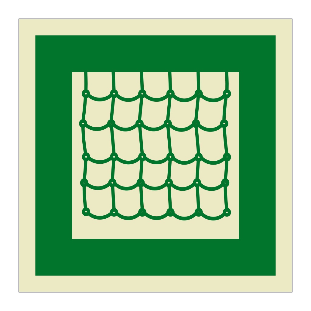 Climbing net symbol (Marine Sign)