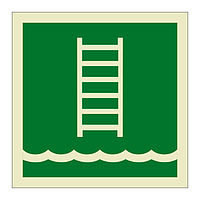 Pilot ladder symbol (Marine Sign)