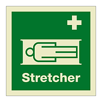 Stretcher with text (Marine Sign)