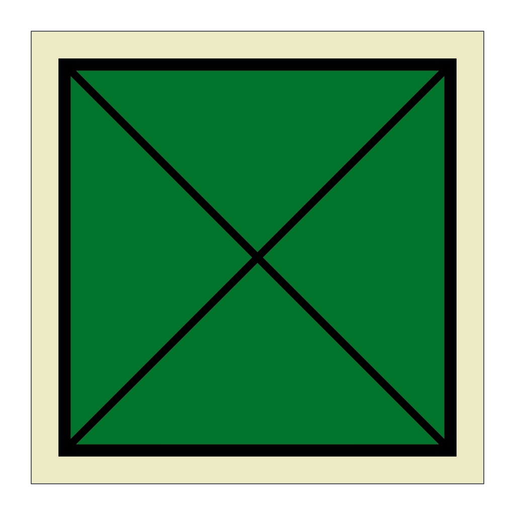 Emergency exit (Marine Sign)