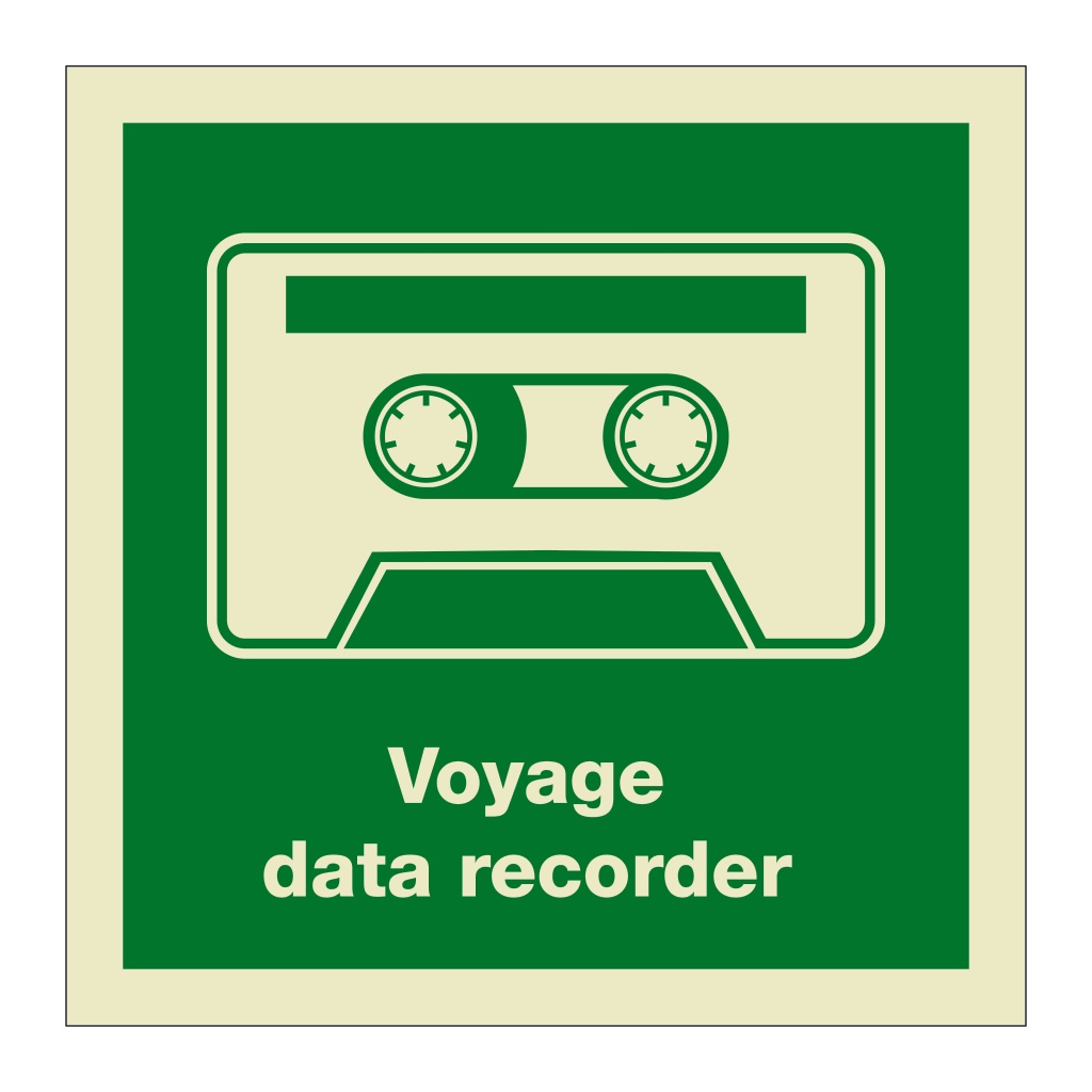 Voyage data recorder with text (Marine Sign)