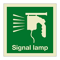 Signal lamp symbol sign (Marine Sign)