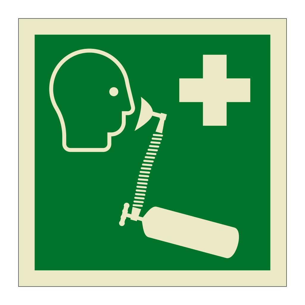 Resuscitator symbol (Marine Sign)