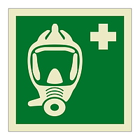 Emergency escape breathing device symbol (Marine Sign)