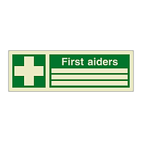 First aiders (Marine Sign)
