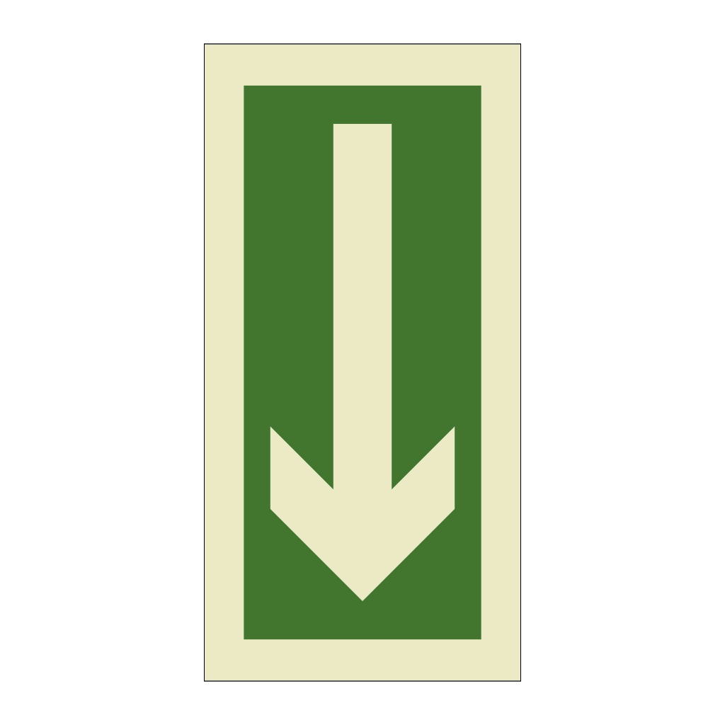 Directional arrow (Marine Sign)
