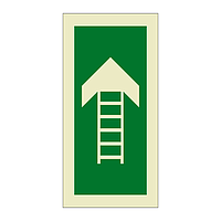 Emergency exit indicator (Marine Sign)