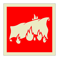 Fire blanket symbol (Marine Sign)