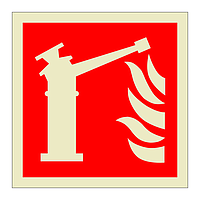 Fire monitor symbol (Marine Sign)