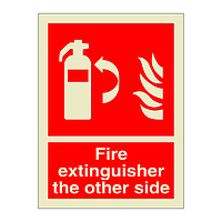 Fire extinguisher the other side (Marine Sign)