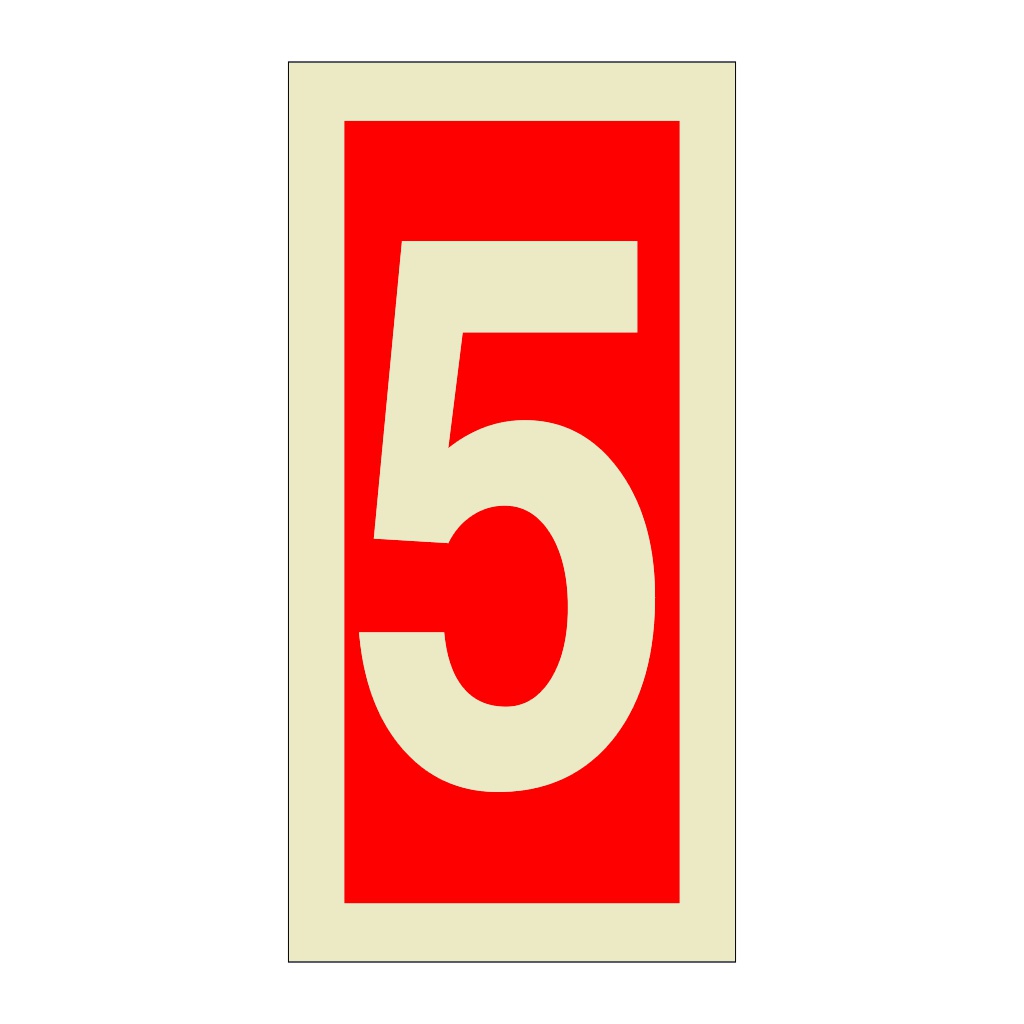 Number 5 (Marine Sign)