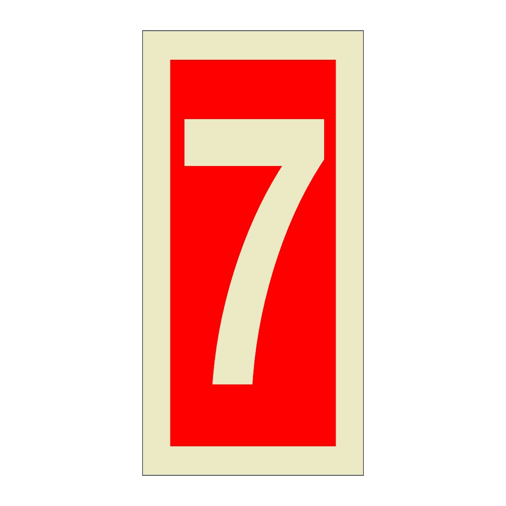 Number 7 (Marine Sign)