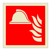 Fire point symbol (Marine Sign)