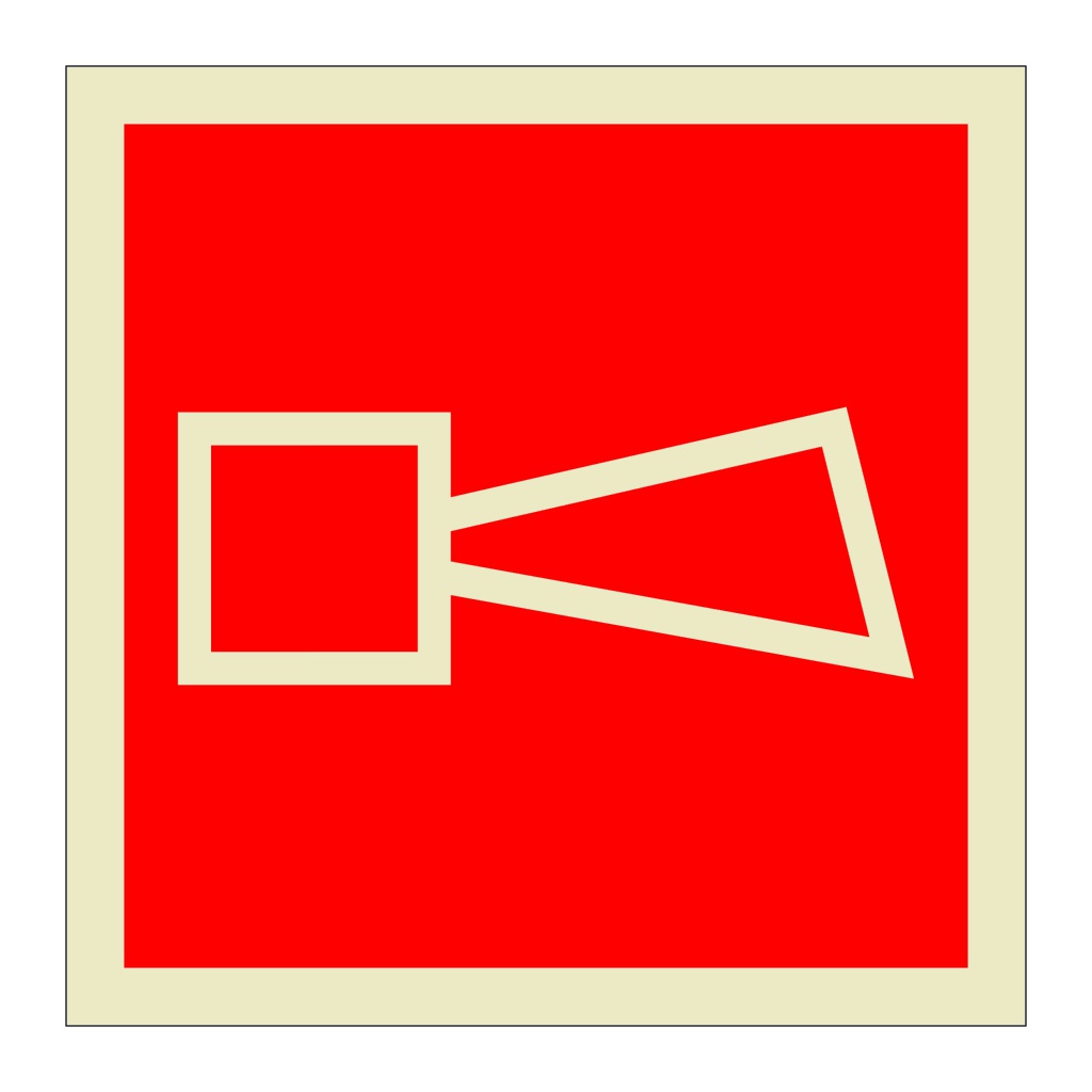 Alarm sounder symbol (Marine Sign)