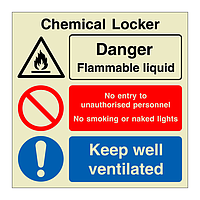 Chemical locker (Marine Sign)