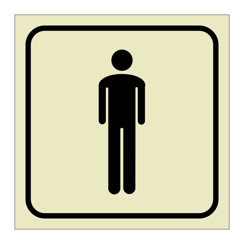 Mens toilets (Marine Sign)