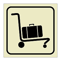 Baggage Cart Trolley (Marine Sign)