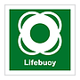 Lifebuoy with text 2019 (Marine Sign)