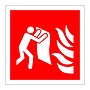 Fire blanket symbol sign