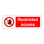 Restricted access (Marine Sign)