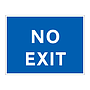 No exit sign