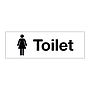 Female toilet sign