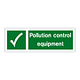 Pollution control equipment with text (Marine Sign)