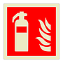 Fire extinguisher symbol (Marine Sign)