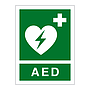 AED Automated External Defibrillator sign