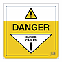 Site Safe - Danger Buried cables sign