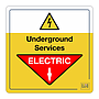 Site Safe - Underground services Electric sign