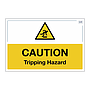 Site Safe - Caution tripping hazard sign