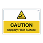 Site Safe - Caution slippery floor surface sign