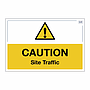 Site Safe - Caution site traffic sign