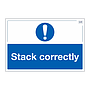 Site Safe - Stack correctly sign