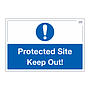 Site Safe - Protected Site Keep Out sign